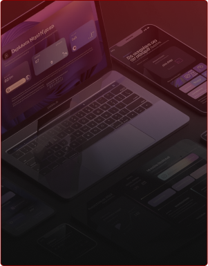 Fundo temático para o serviço de Implementação de Design Responsivo.
